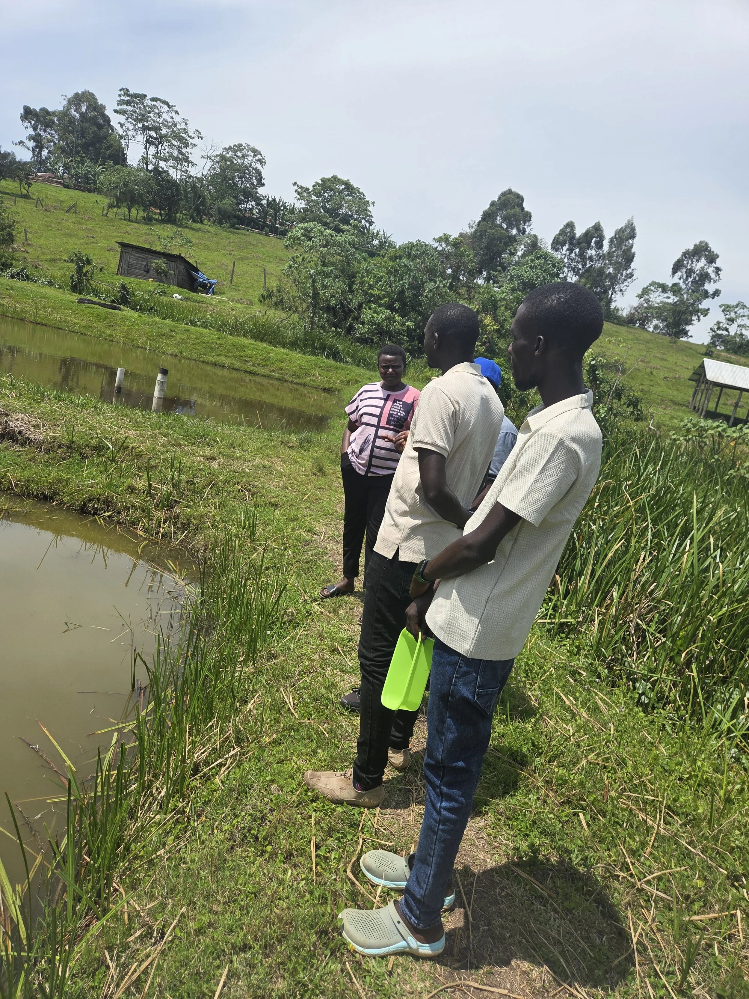 Production ponds with RAD hub team meeting