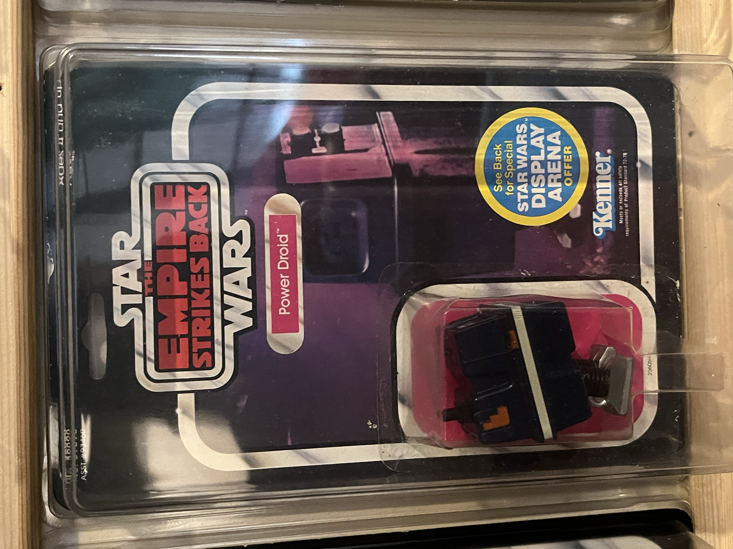 intage Kenner starwars power droid ESB release  on Mint on card
