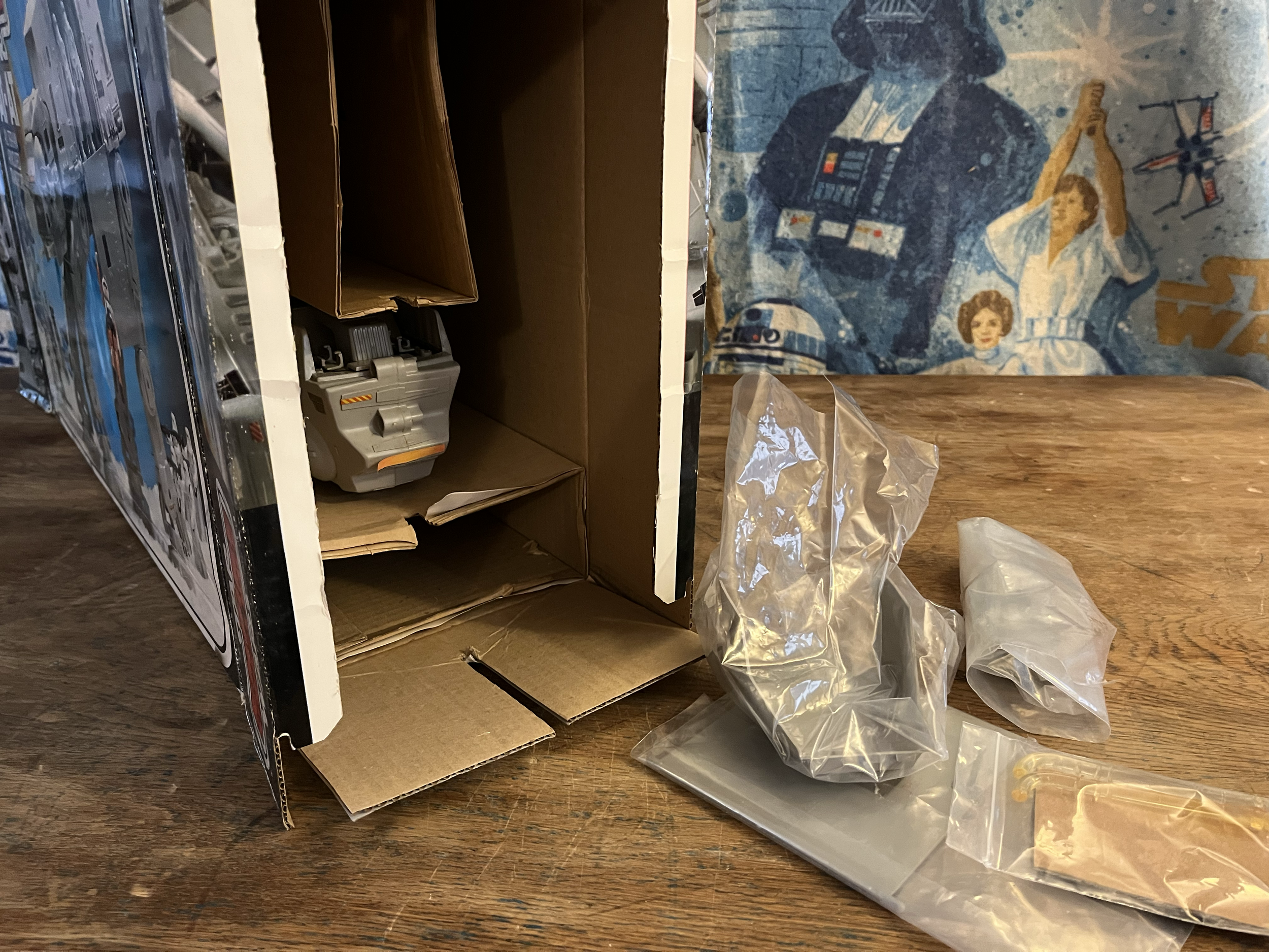 Vintage Kenner boxed AT AT Contents. 