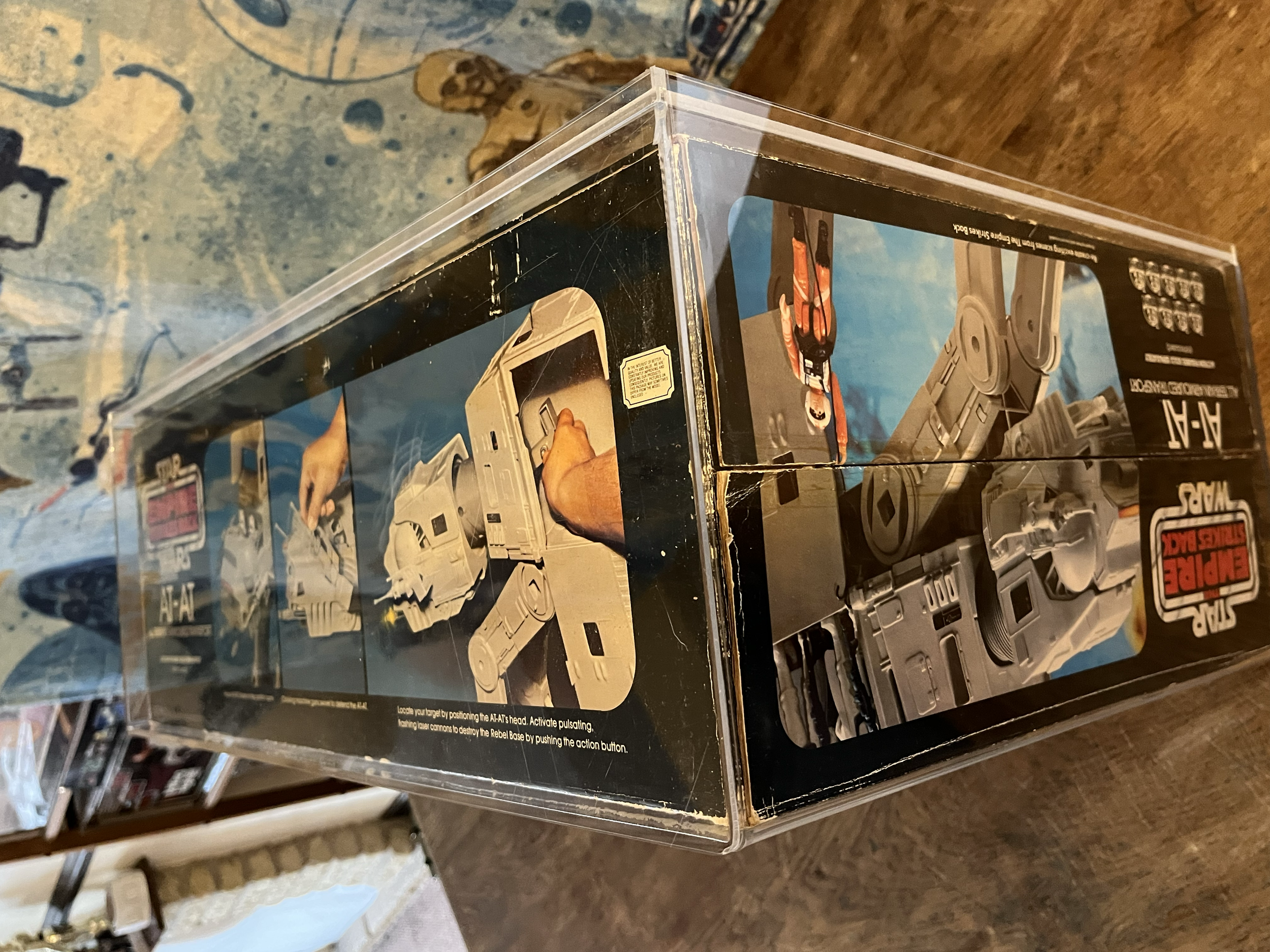 A clear plastic display case with Destiny's Child Survivor CD inside. The CD and case are visible through the transparent case, with some printed information on the back of the case.