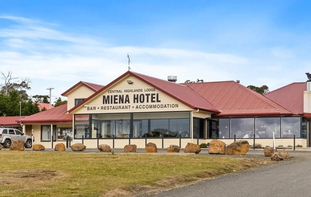 Guest accommodation at the Central Highlands Lodge, Miena