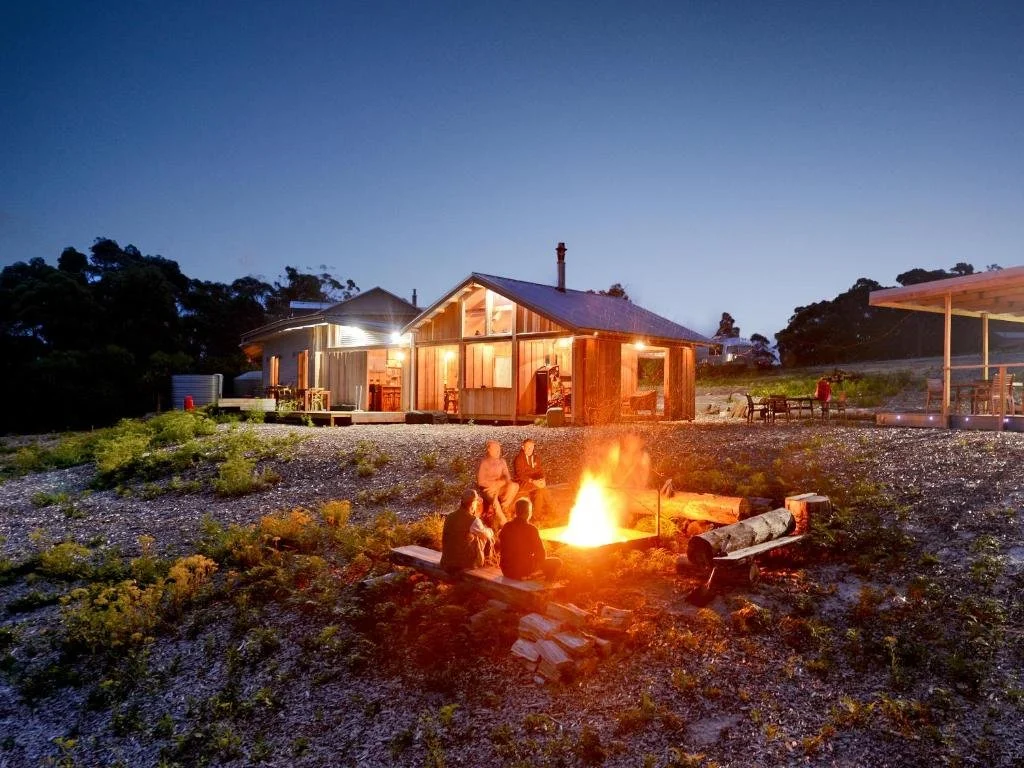 The Lodge, guest accommodation in bushland on South Bruny