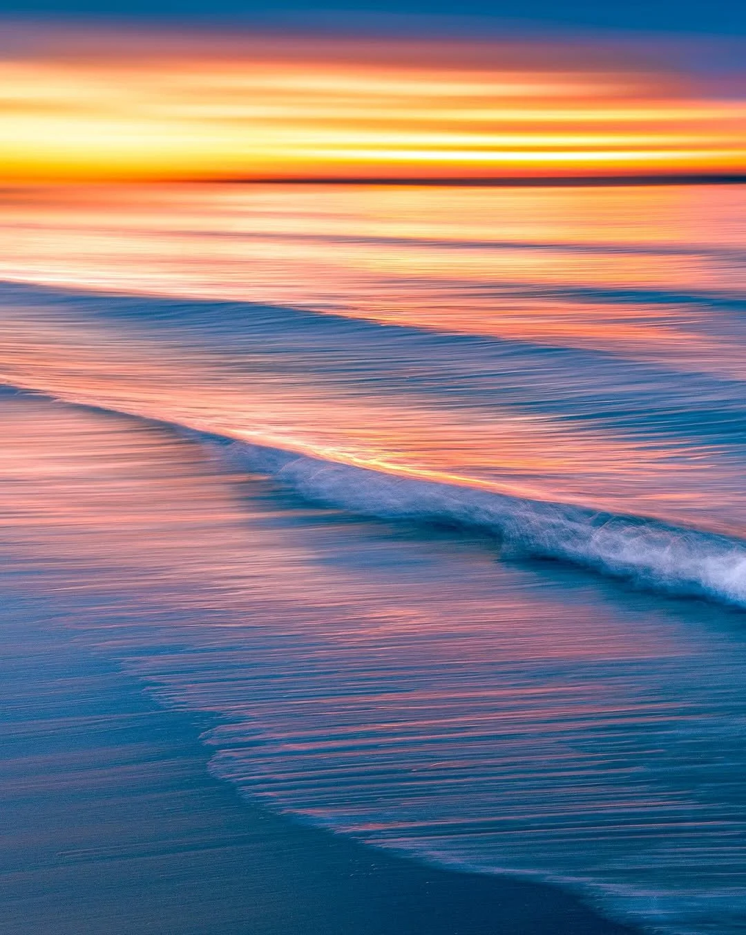 Intentional Camera Movement Image from Bruny Island sunrise