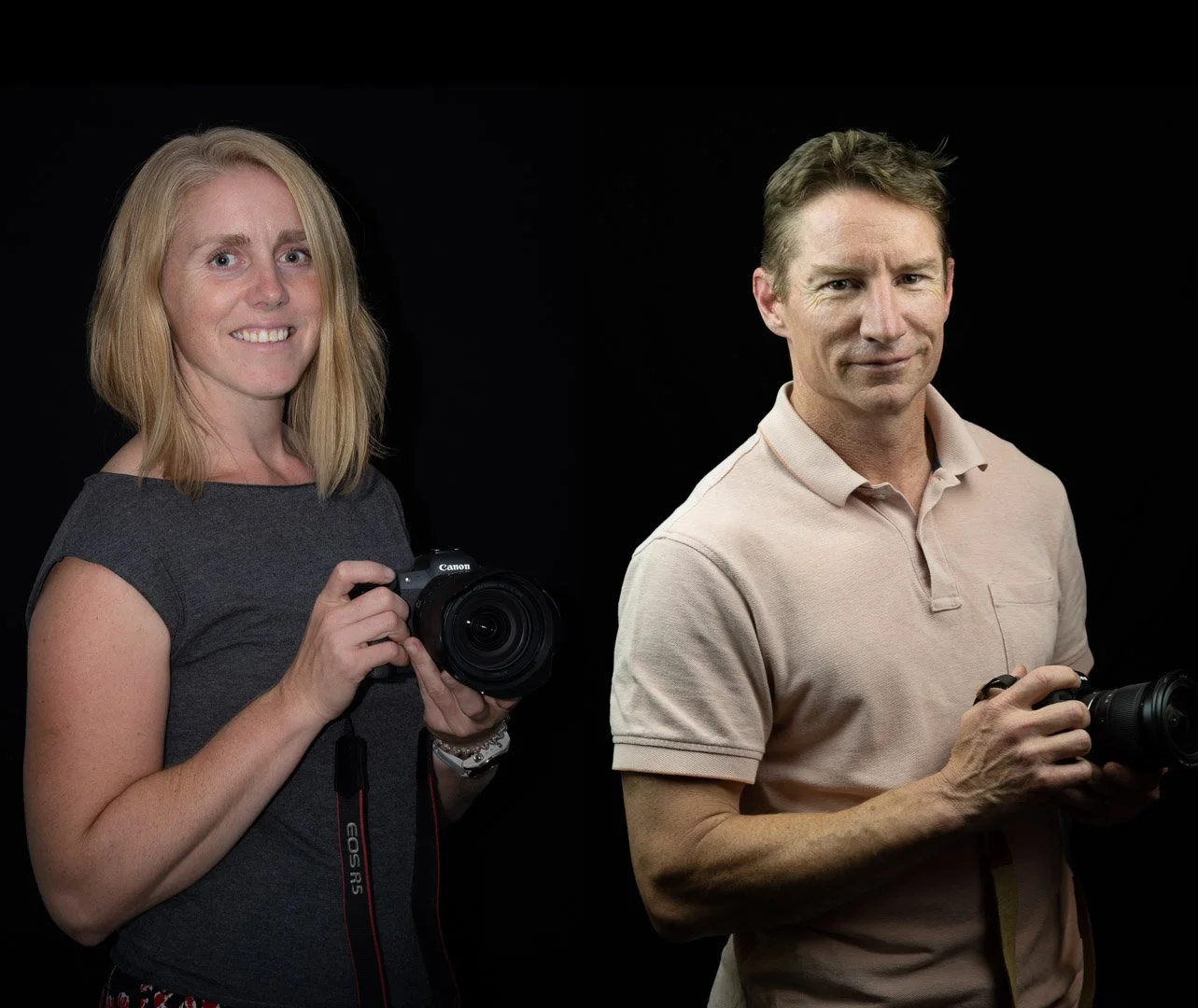 Instructors Geraldina Djikstra and Francois Fourie