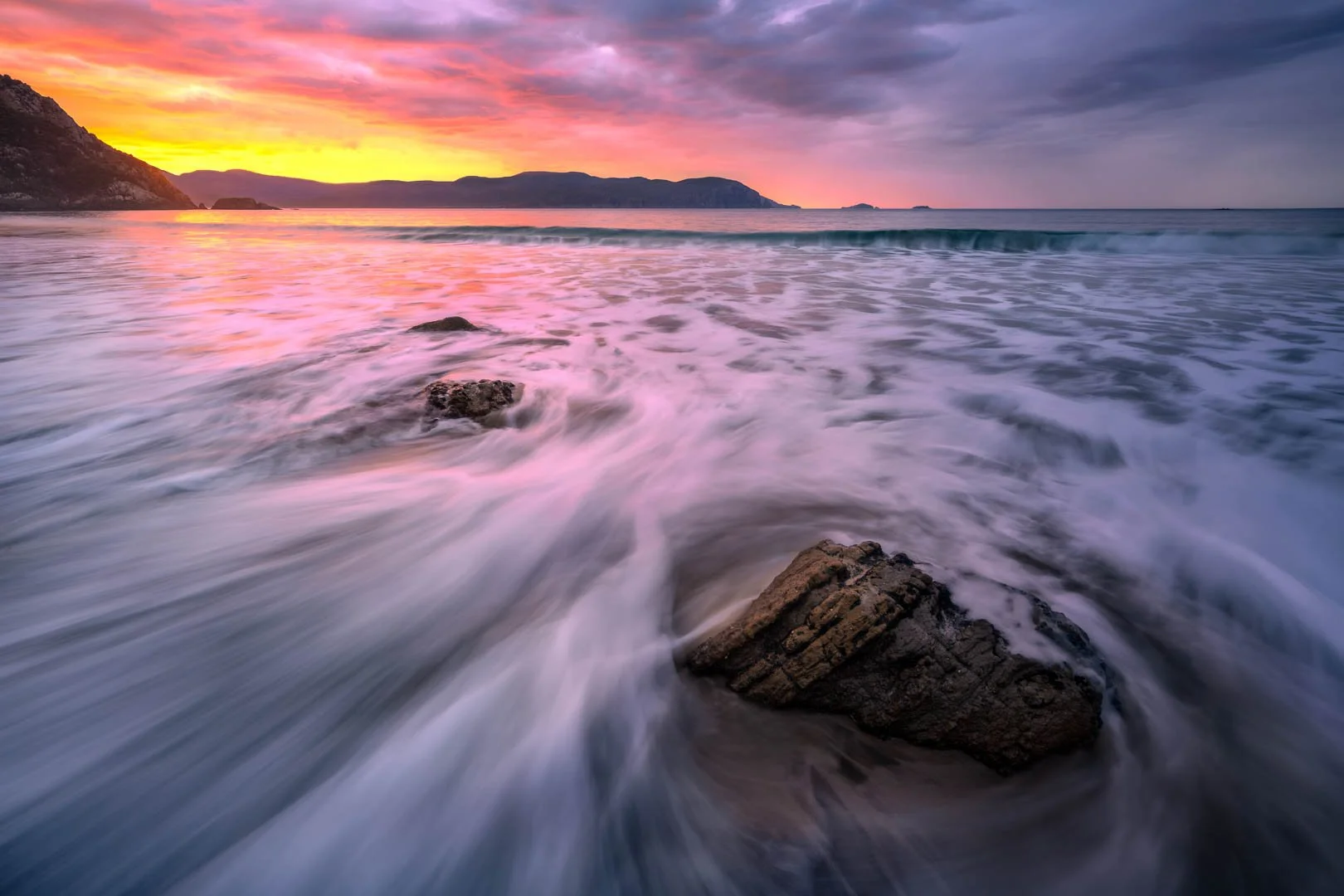 Sunrise at Mabel Bay, Bruny Island