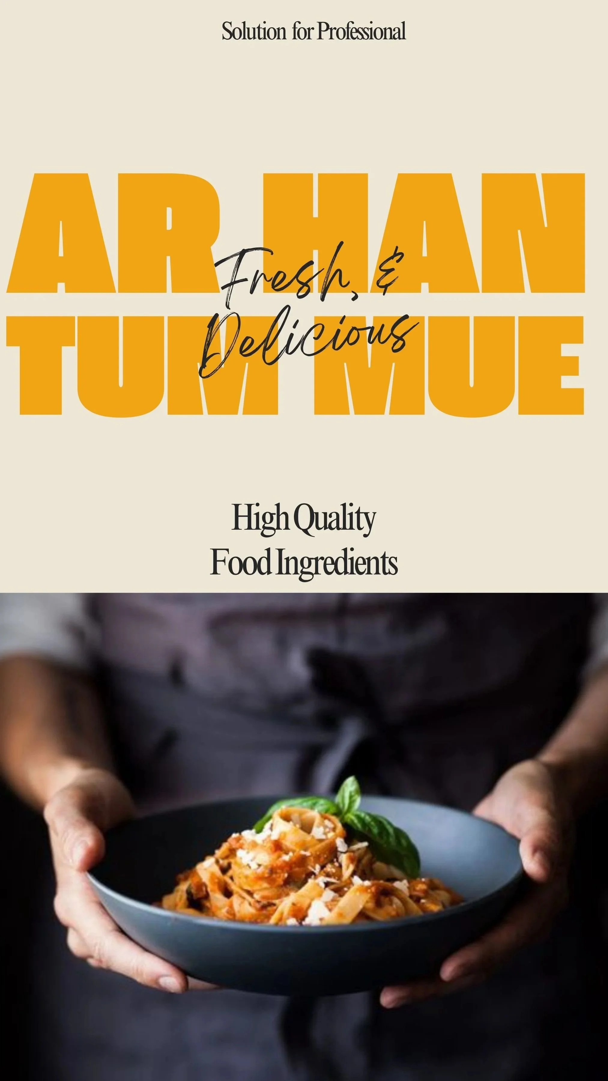 Professional food ingredients for artisan dishes, featuring high-quality ingredients for restaurants and food businesses.