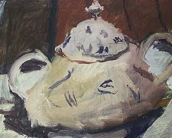 Table bowl, oil on canvas, 40 x 50 cm, 1973