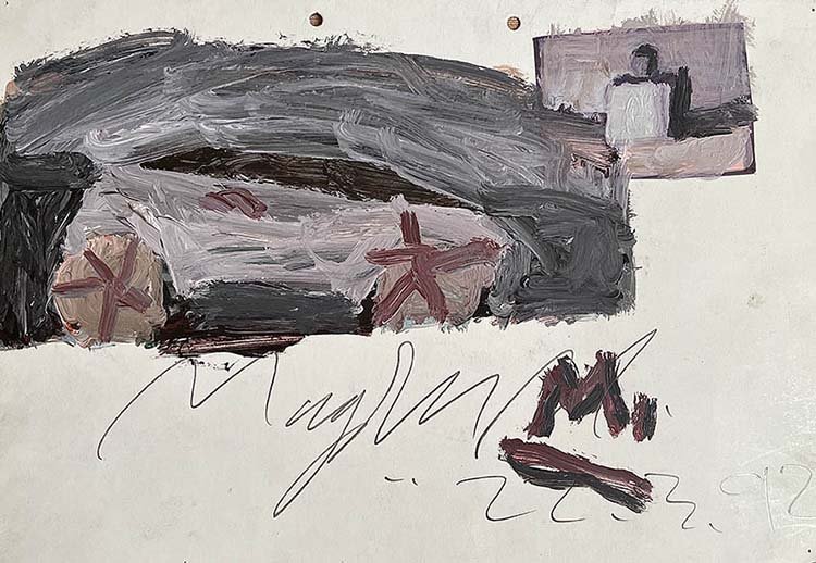 Car, acrylic on canvas, 20 x 30 cm, 2025
