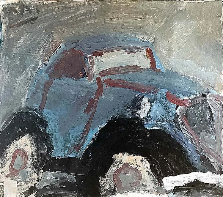 Vintage Ford, acrylic on canvas, 35 x 35 cm, 2026