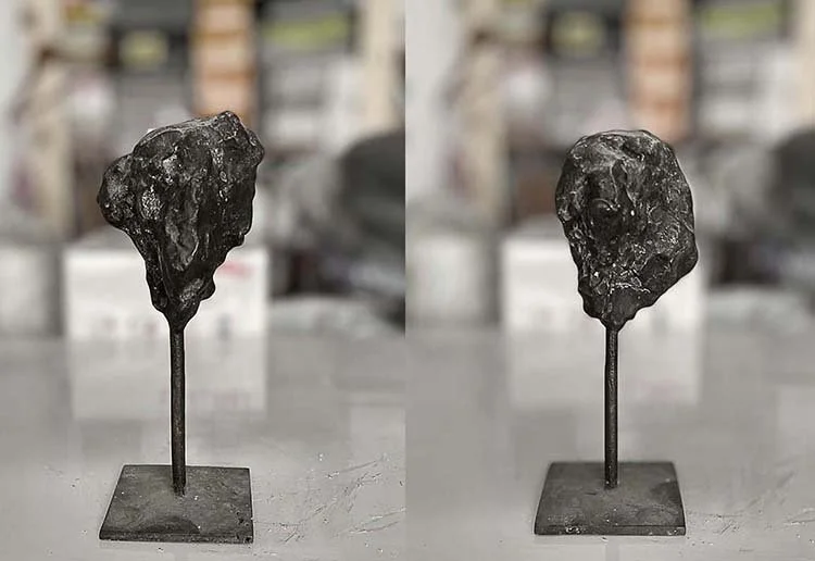 Head of a woman, bronze, 17 cm, 2015