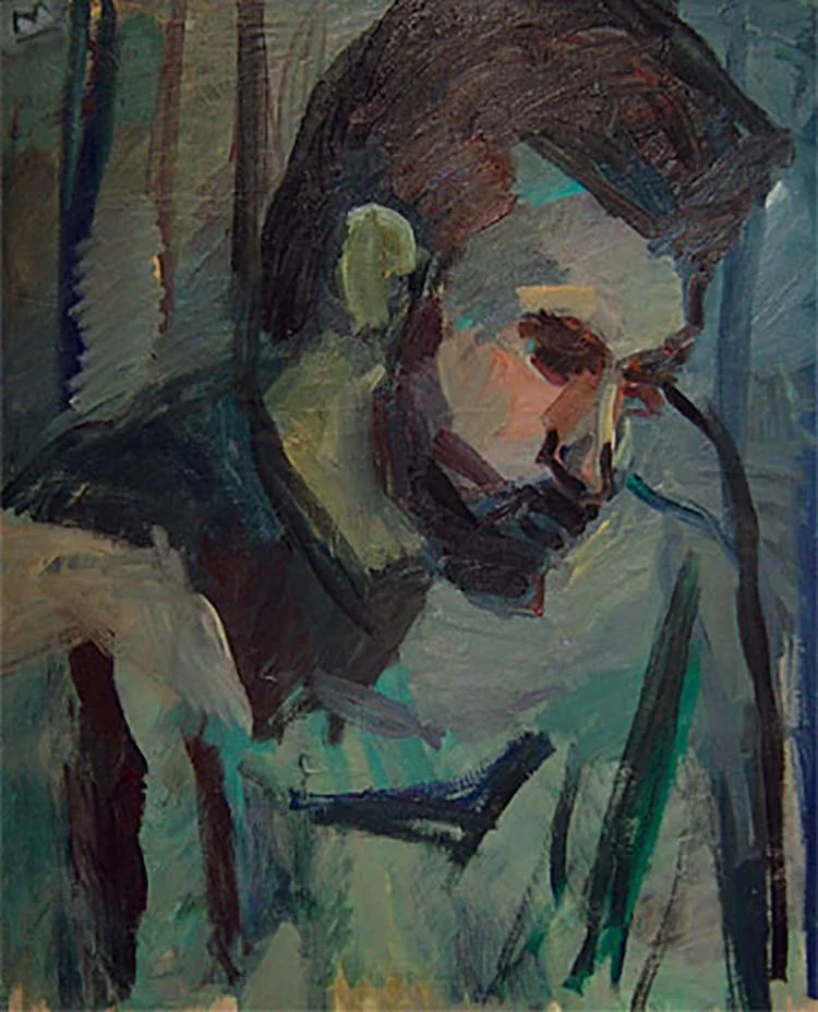 Ahmed Maher, oil on canvas, 90 x 100 cm, 1994