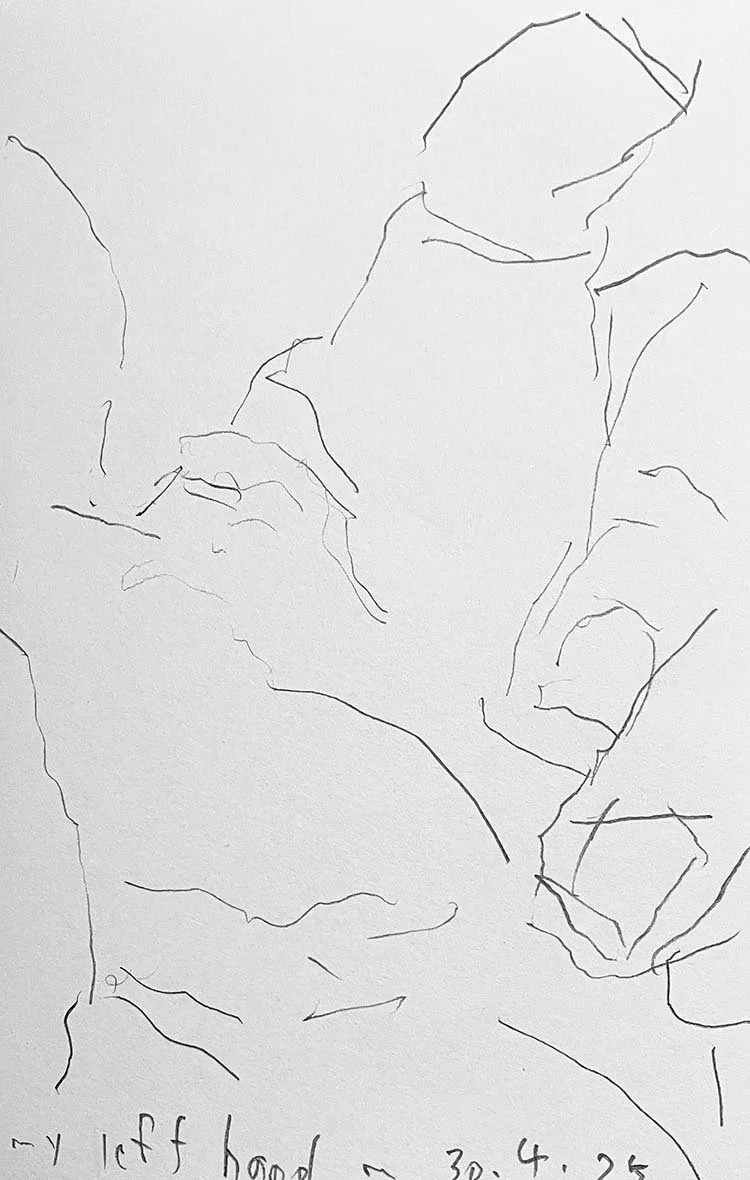 Pencil drawing, 17 x 20 cm