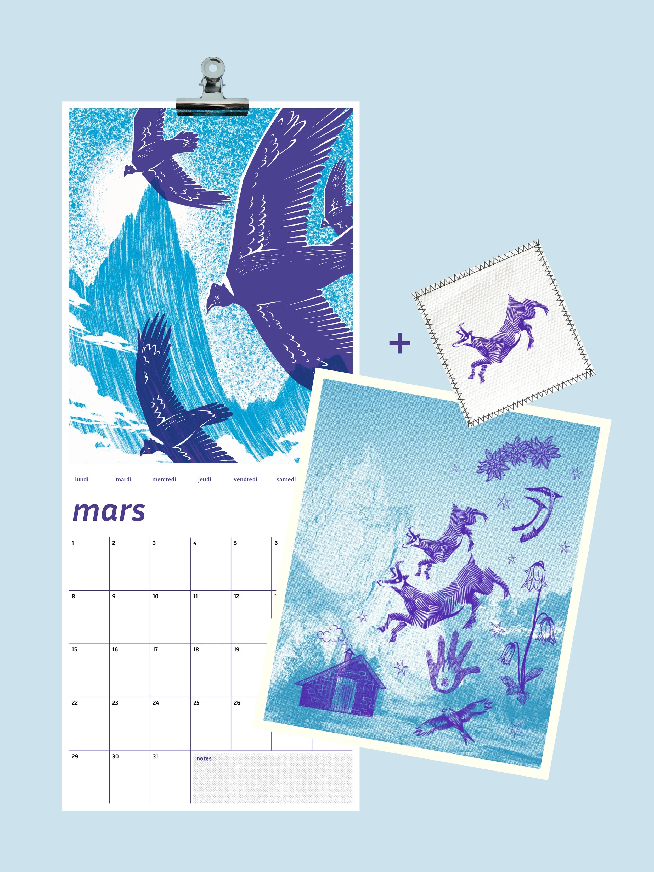 Précommande - Pack calendrier 2027  + affiche + patch