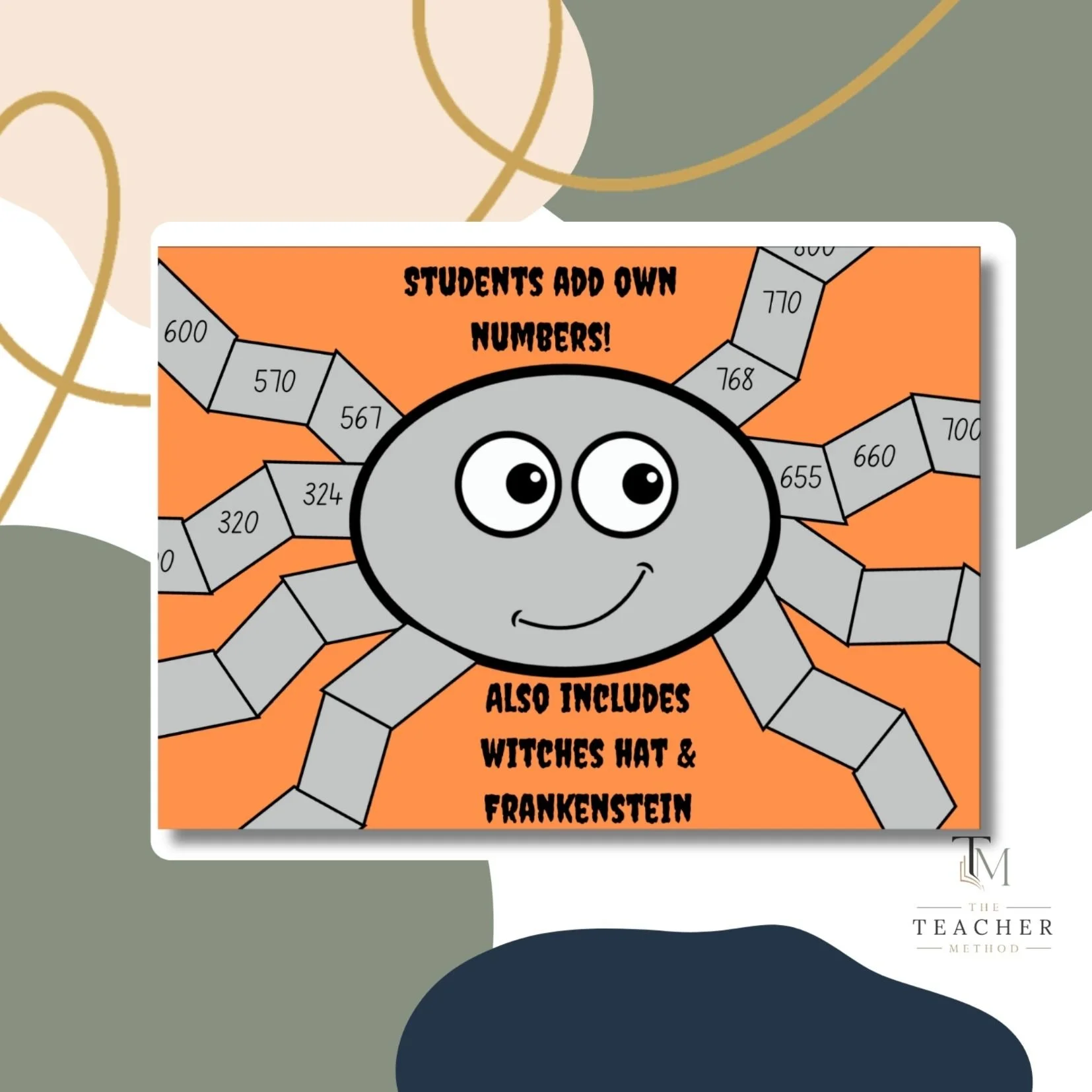 Halloween Rounding Spider