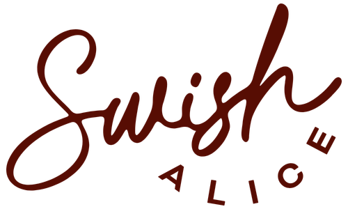 The logo with the word 'Swish' in cursive and 'ALICE' written below in all caps.