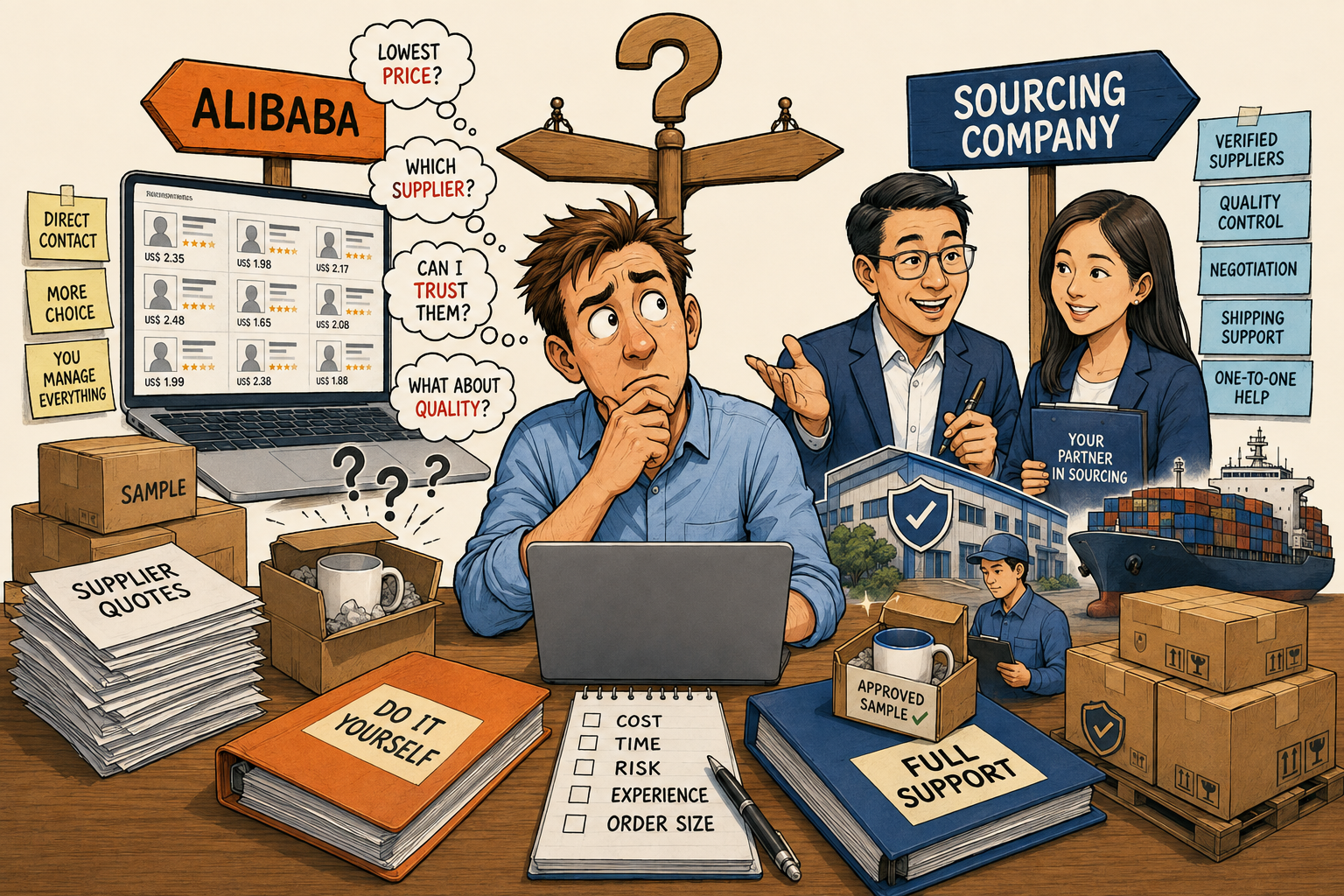 Alibaba vs Sourcing Company: Which is Right for You?