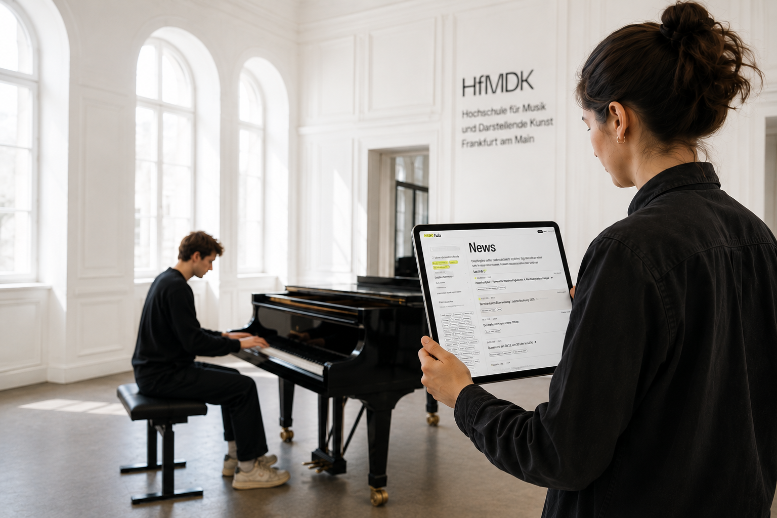 HfMDK hub – personalisiertes Intranet 
