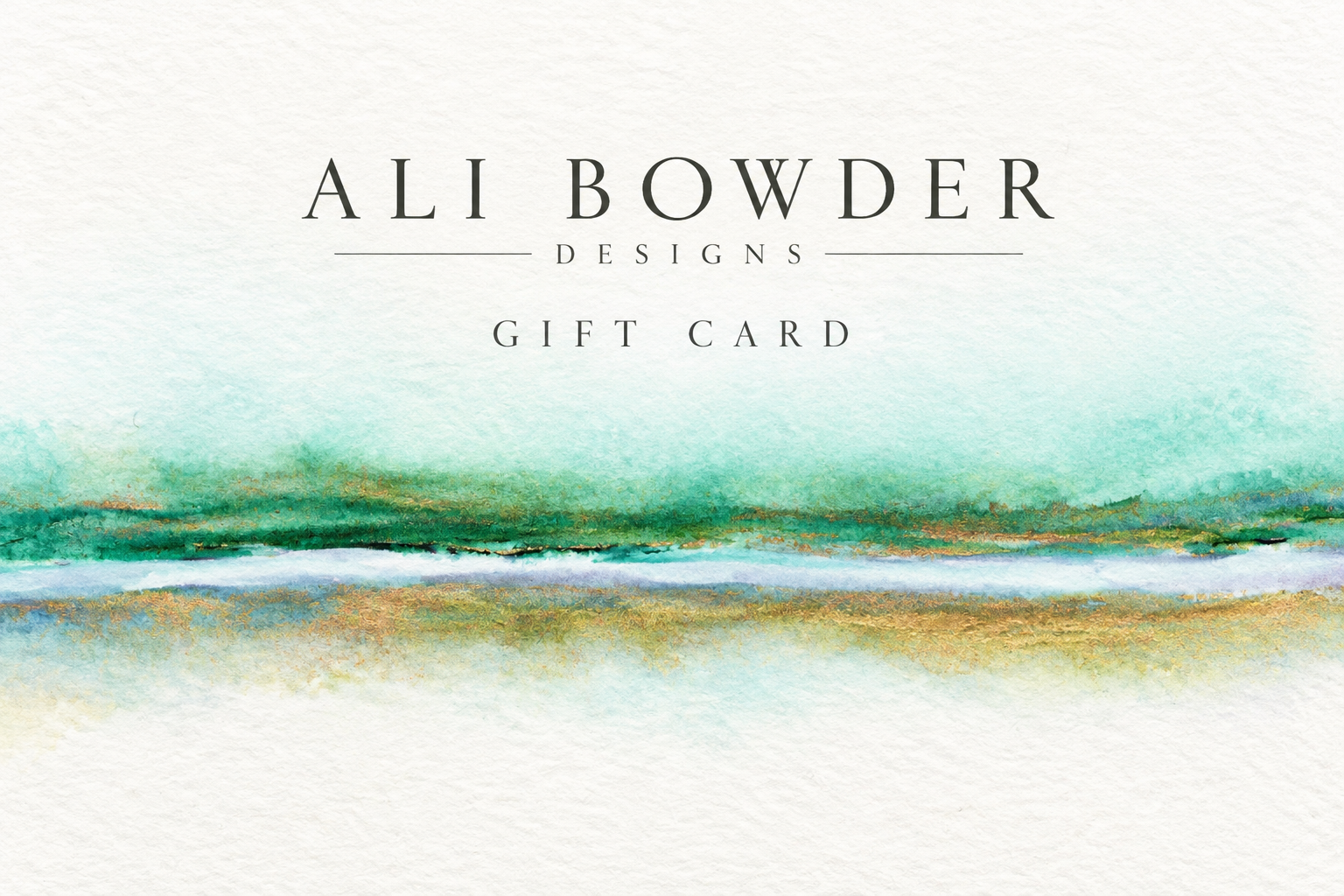 Ali Bowder Designs Gift Card