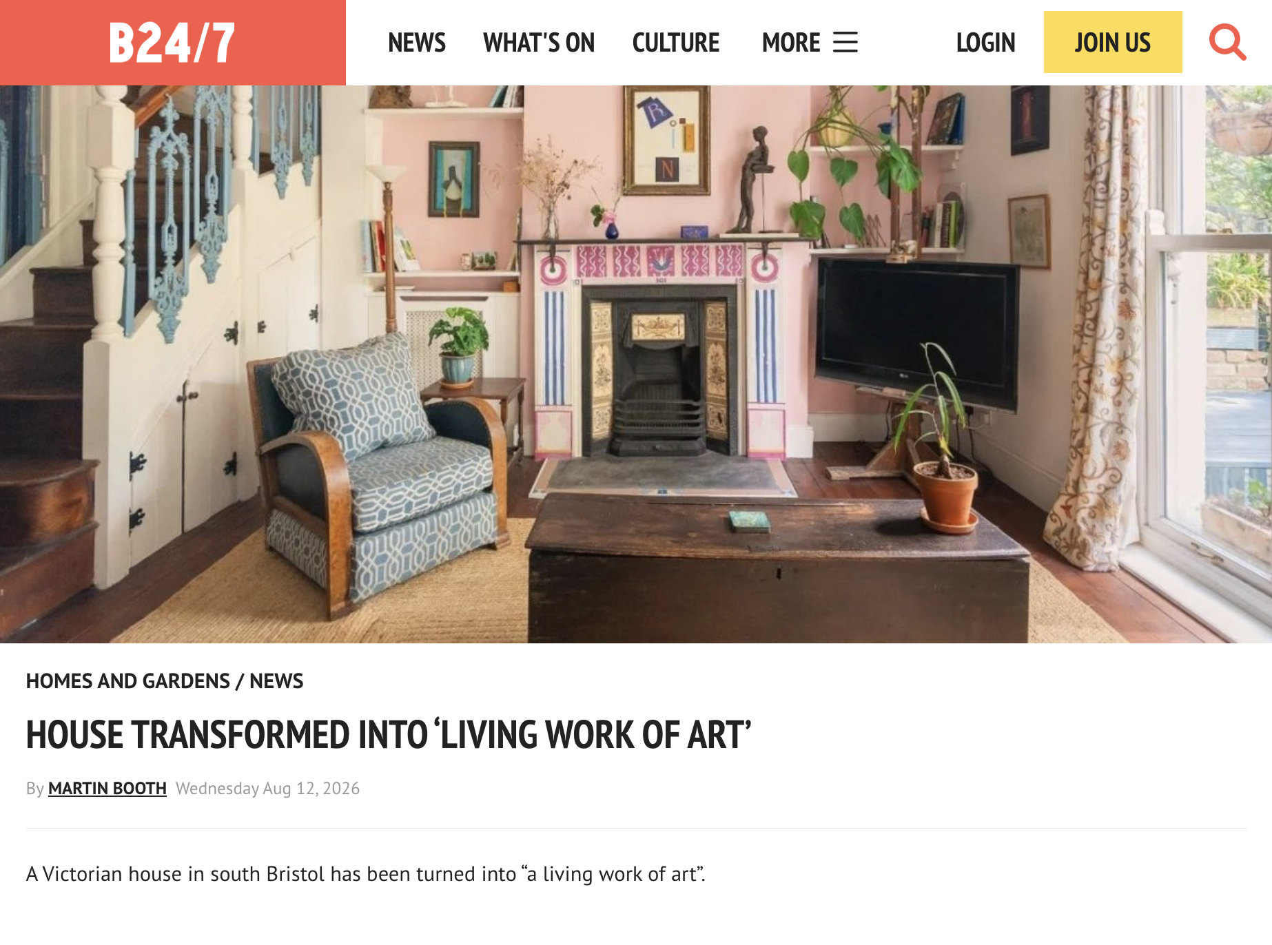House Transformed Into 'Living Work Of Art'