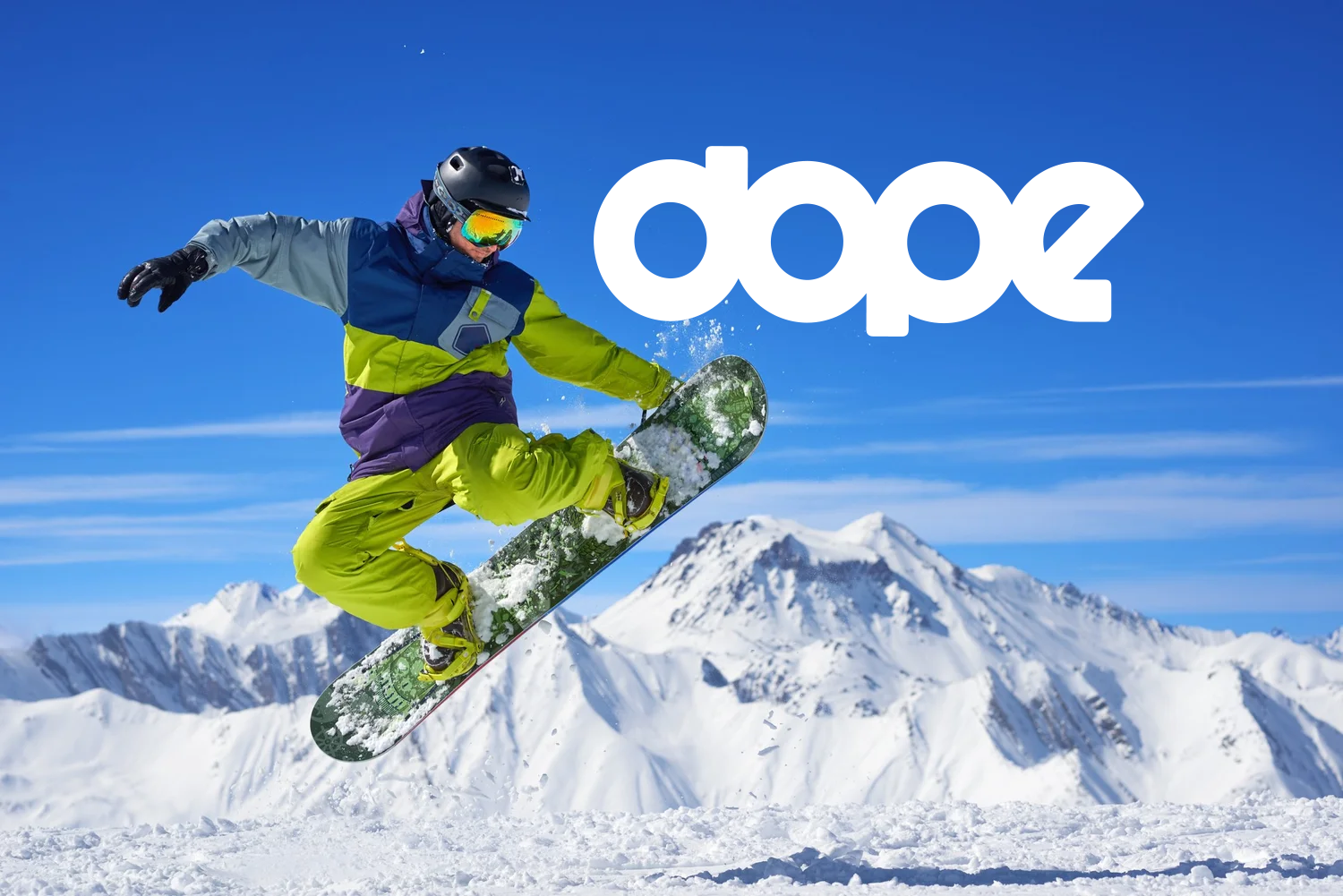  Sustainability microsite for ski gear provider 
Our team members helped create a sustainability microsite for ski and snowboard clothing brand Dope. The brief was to ensure that all messaging, stories and graphics were 100% authentic talking honestl