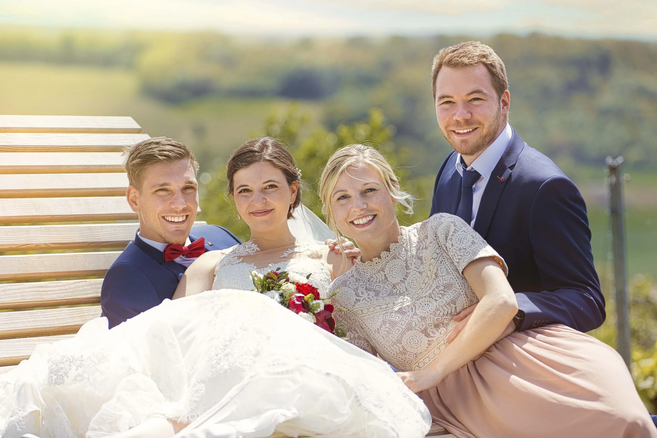 Hochzeitfotos Weinberge