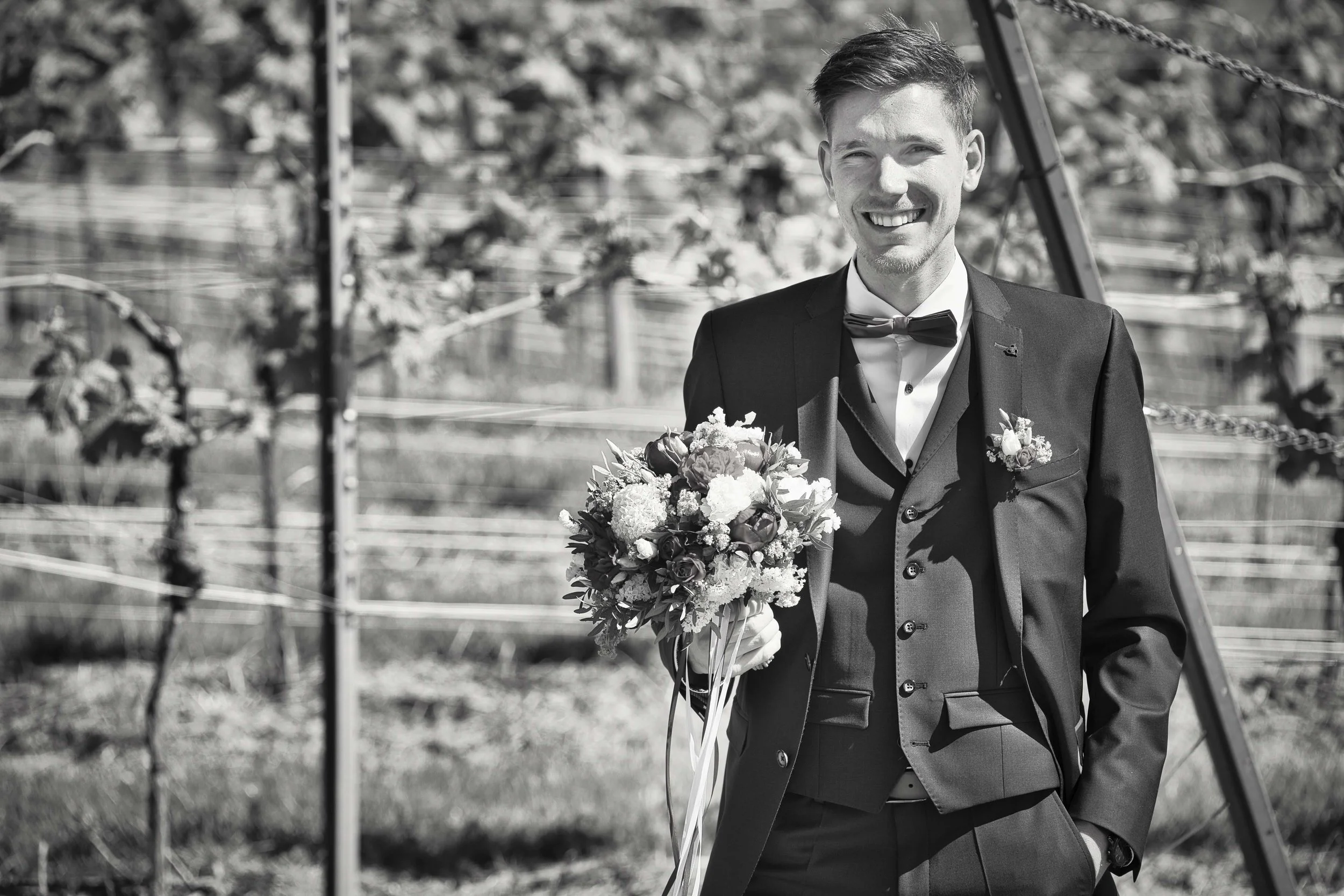 Hochzeitfotos Weinberge