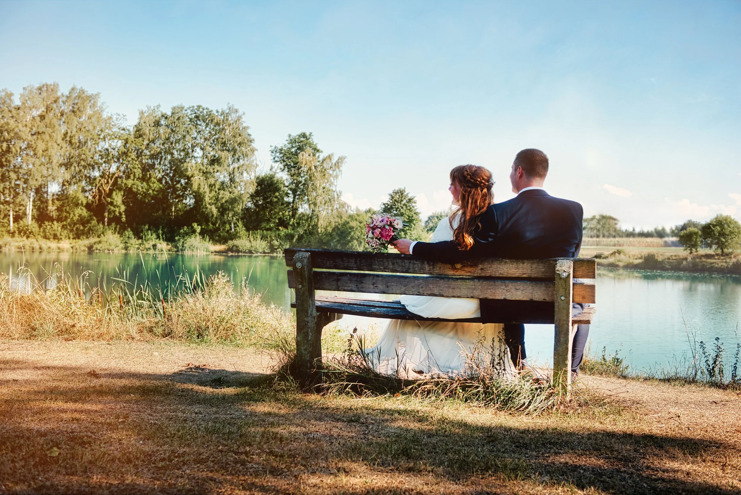 Hochzeitfotos Brautpaar Shooting Memmingen 