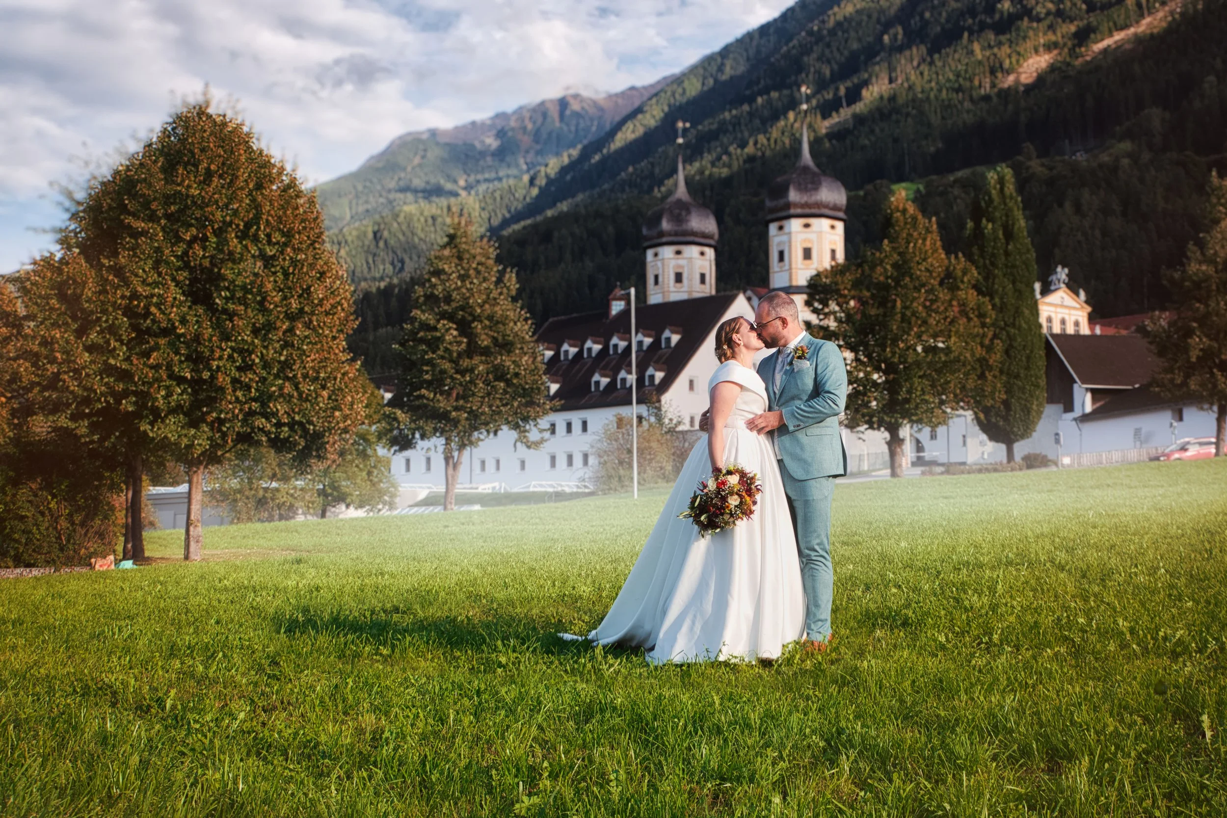 Hochzeitfotos Brautpaar Shooting Salzburger Land