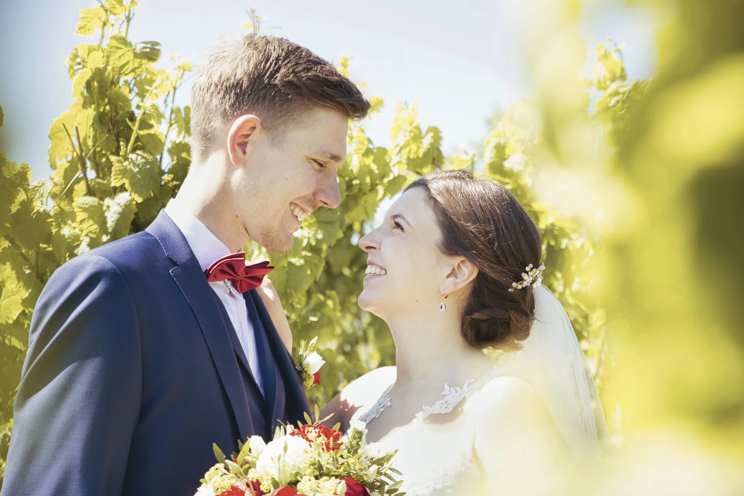 Hochzeitfotos Weinberge
