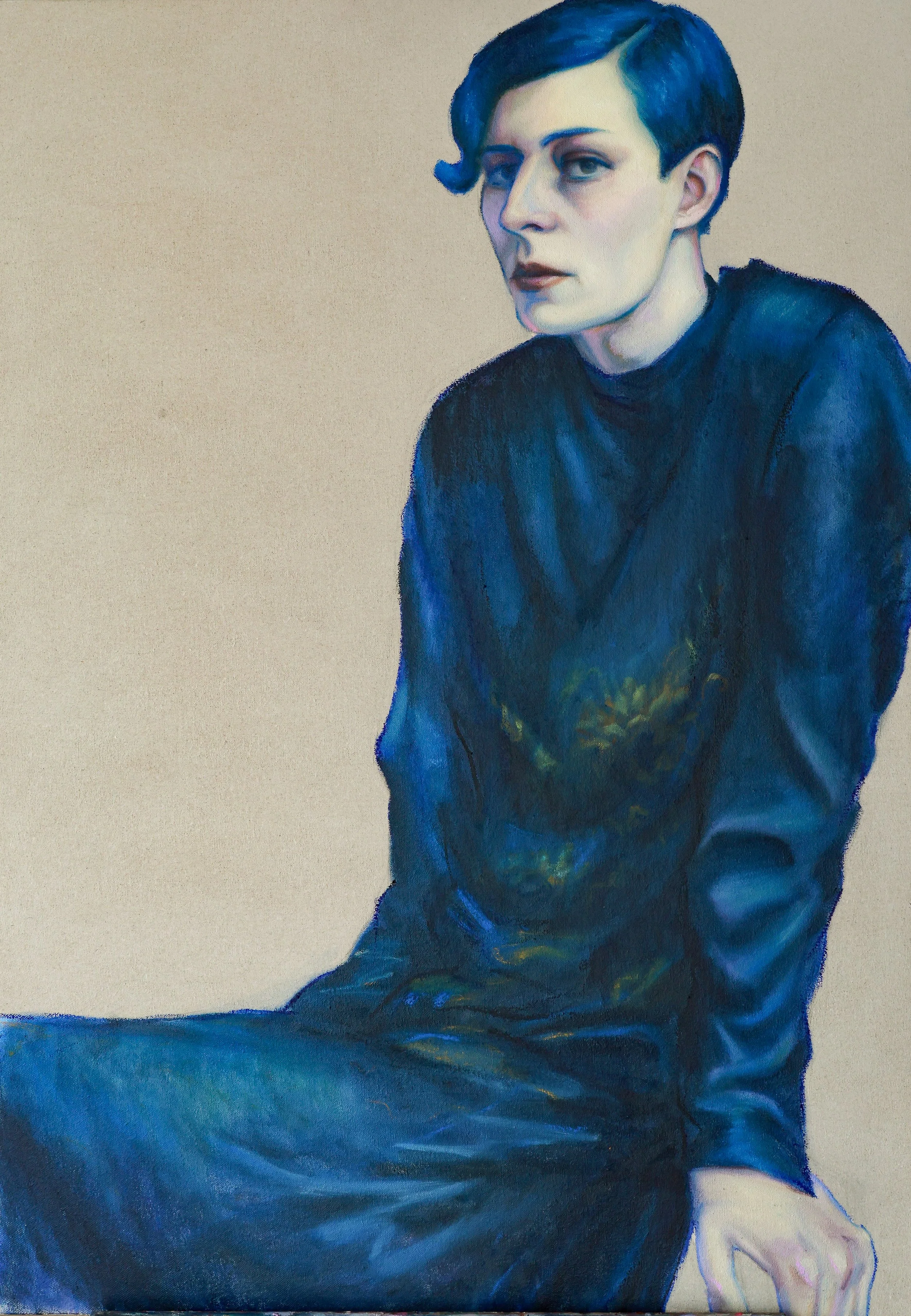Figure in the Blue Kimono 2