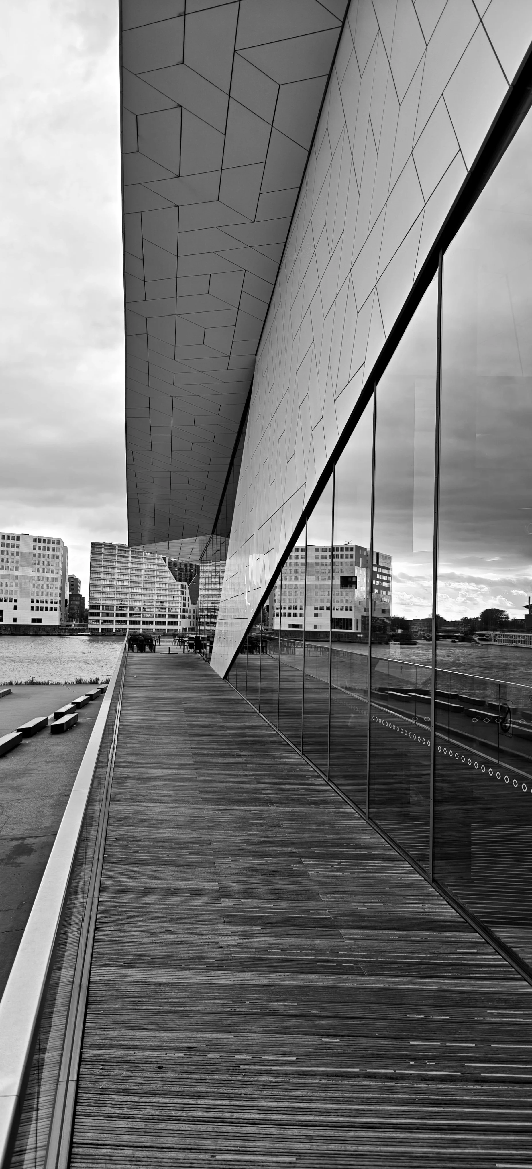 Eye Filmmuseum walkway, Amsterdam