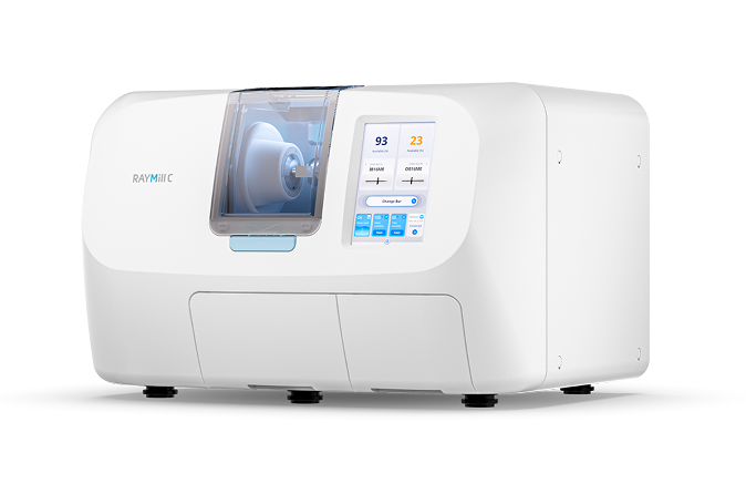 A medical laboratory machine with a digital screen displaying readings, a transparent cover, and controls, used for laboratory analysis.
