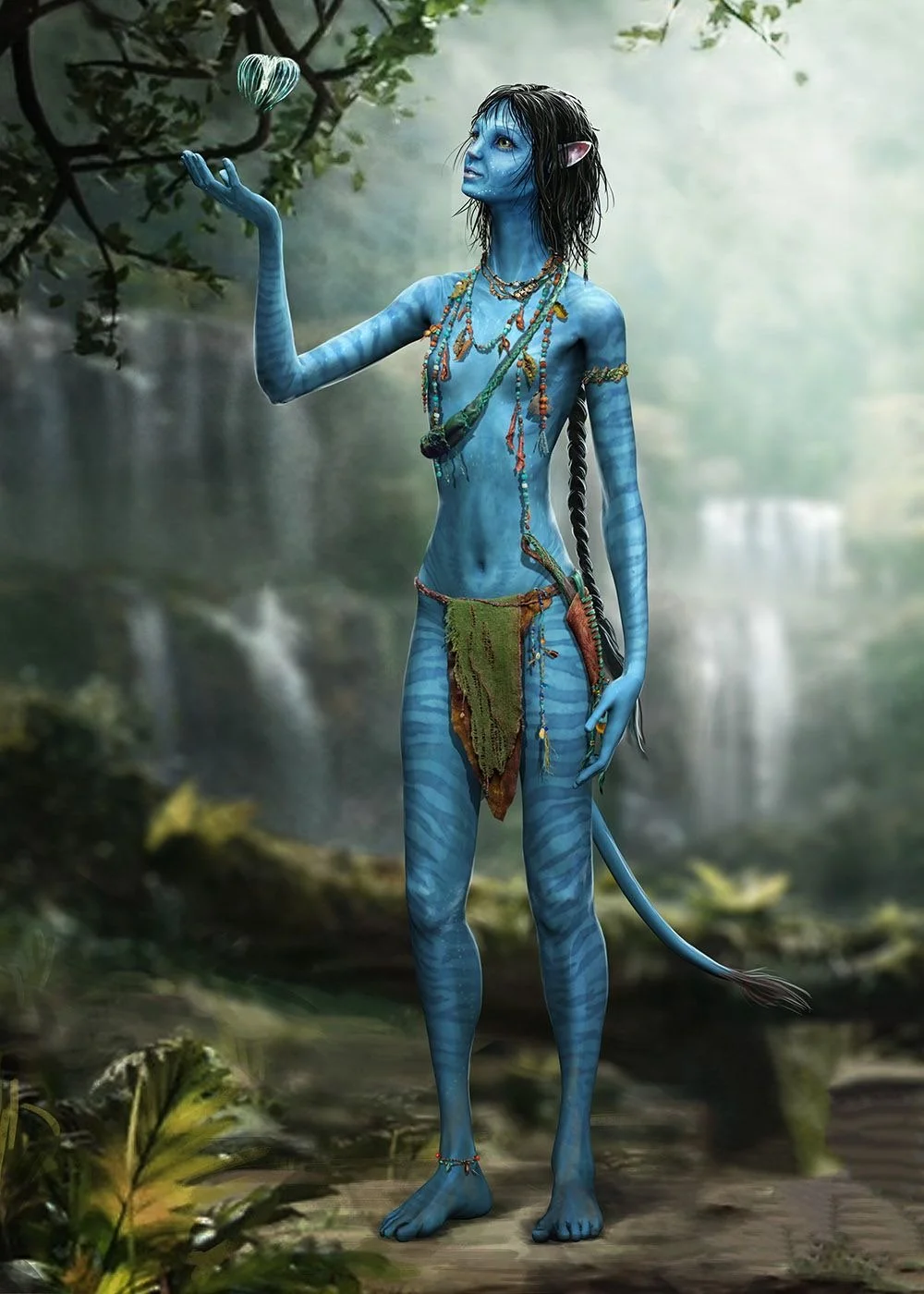 Kiri wearing the top and loincloth