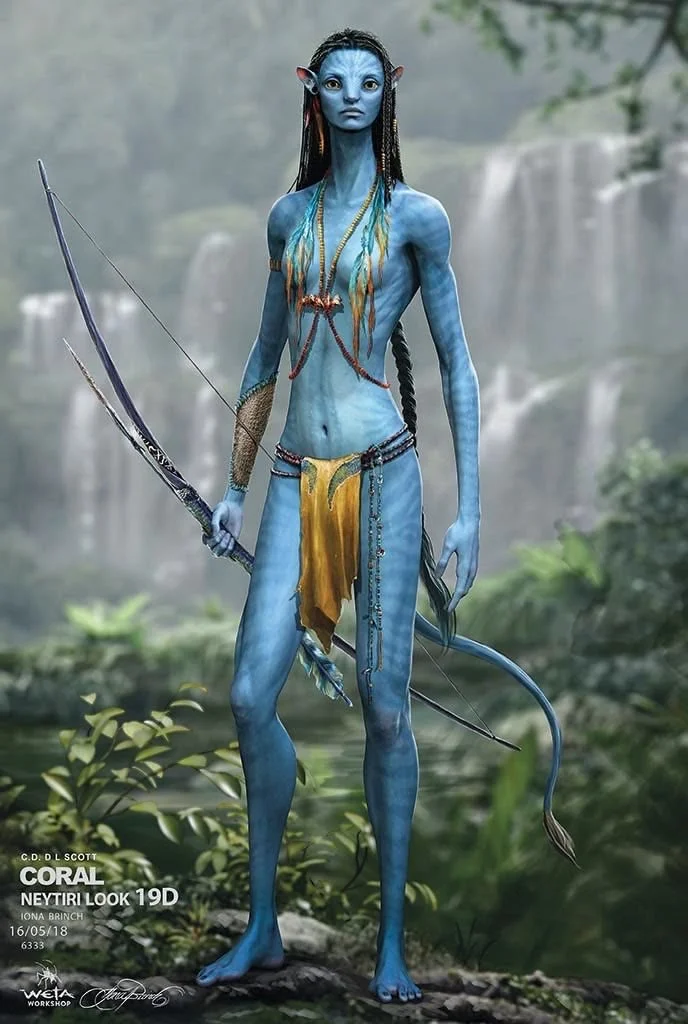 Neytiri’s wearing the loincloth
