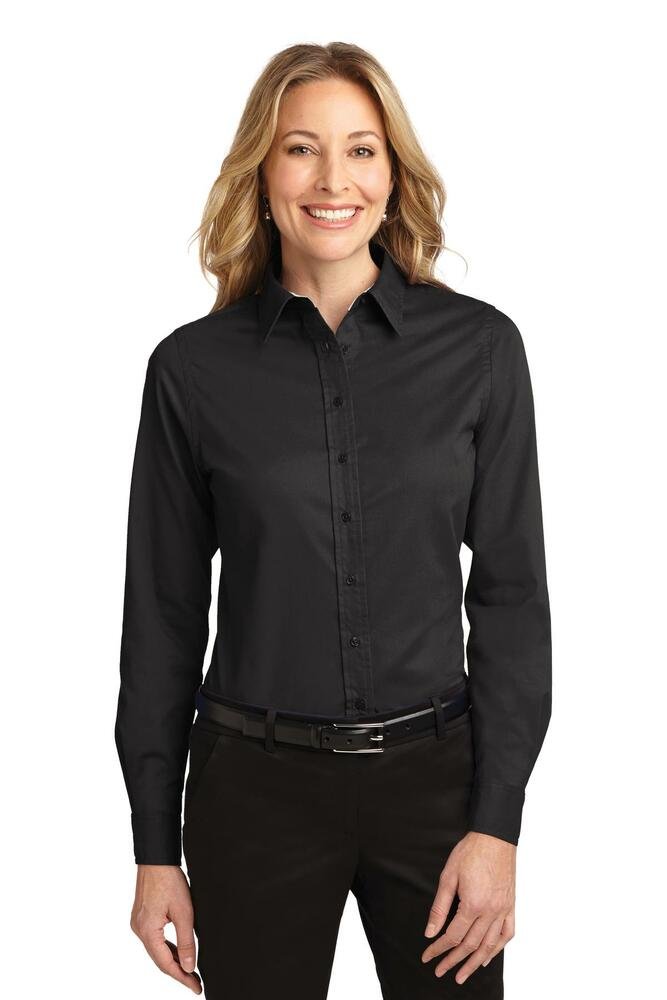 28383-port-authority-pal608-ladies-long-sleeve-easy-care-shirt-front-black-light-stone.jpg