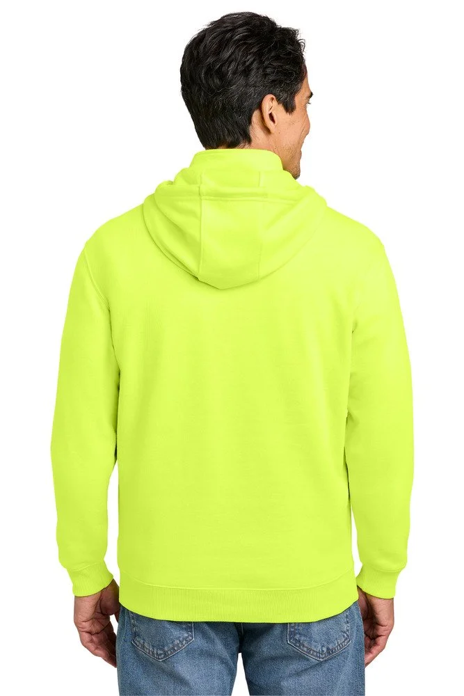 28238-cornerstone-csf633-tough-fleece-1-4-zip-hoodie-back-bright-yellow.jpg