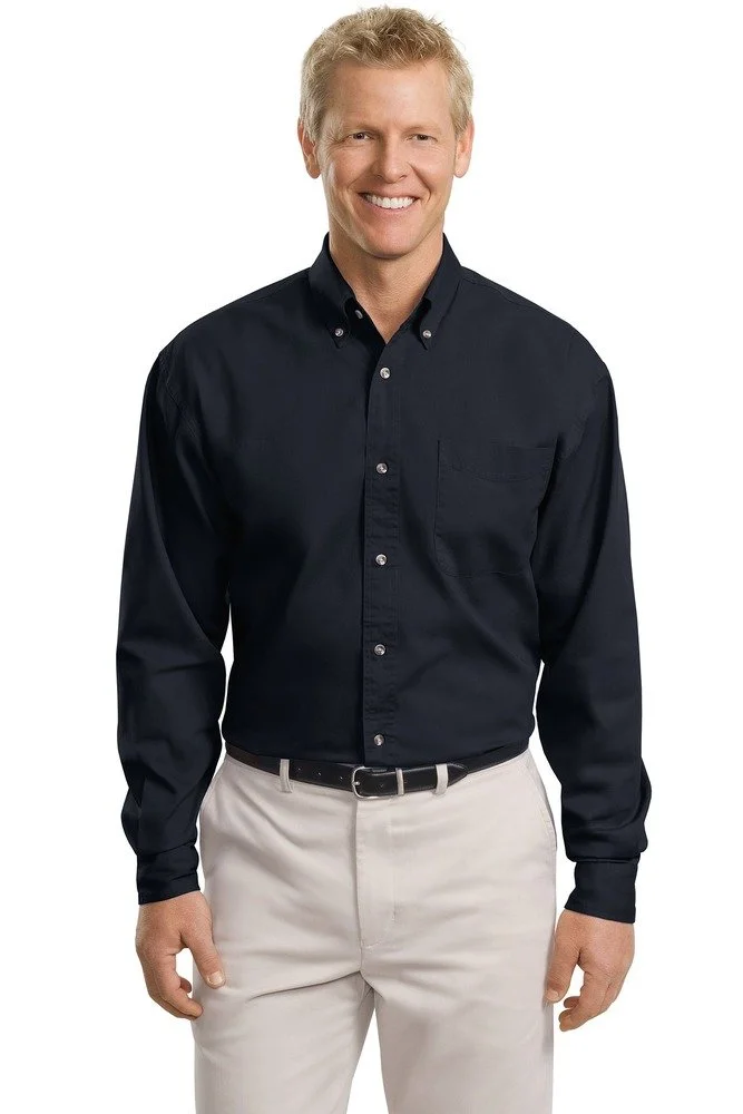 11675-port-authority-tls600t-tall-long-sleeve-twill-shirt-front-classic-navy.jpg