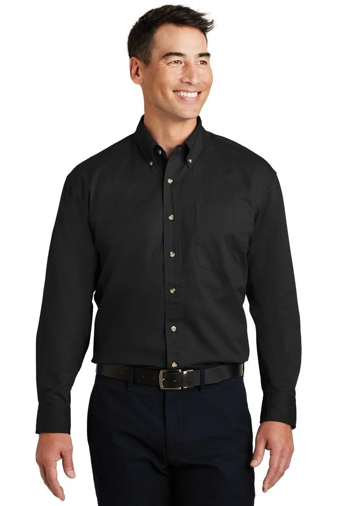 10585-port-authority-s600t-long-sleeve-twill-shirt-front-black.jpg