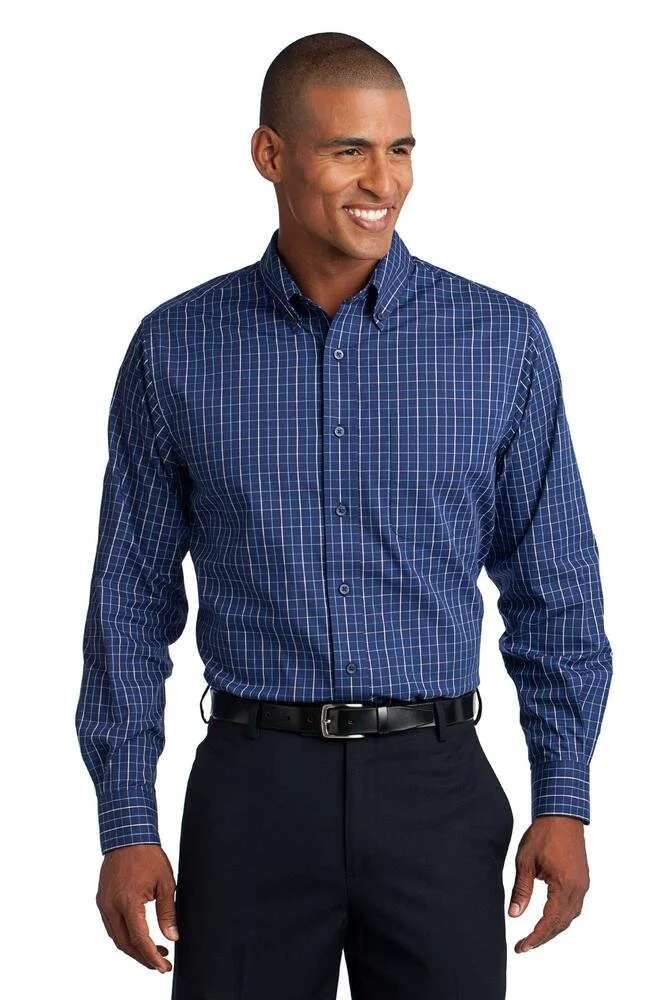 10592-port-authority-s642-tattersall-easy-care-shirt-front-navy-white.jpg