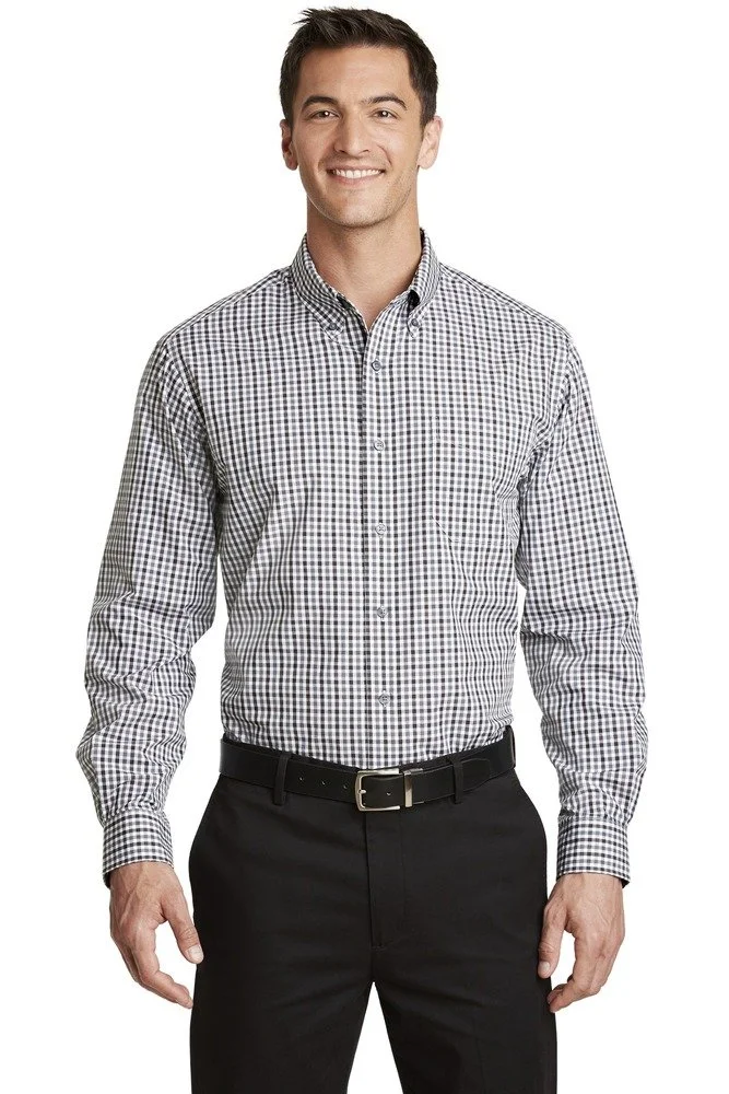 10600-port-authority-s654-long-sleeve-gingham-easy-care-shirt-front-black-charcoal.jpg