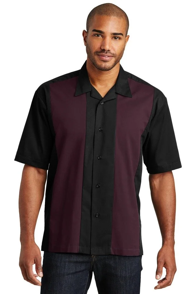 10587-port-authority-s300-retro-camp-shirt-front-black-burgundy.jpg
