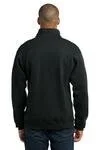 2441-jerzees-995m-unisex-nublend-cadet-collar-quarter-zip-sweatshirt-back-black.jpg