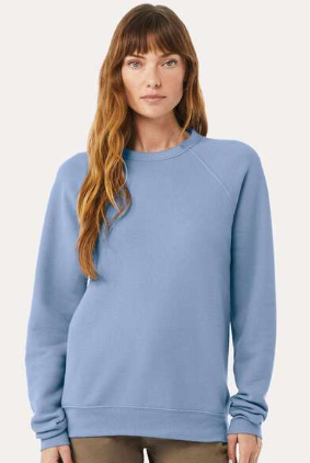 Bella + Canvas Unisex Sponge Fleece Raglan Crewneck Sweatshirt - Color Group 2