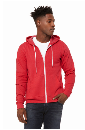 Bella + Canvas Unisex Sponge Fleece Full-Zip Hoodie Sweatshirt - Color Group 2