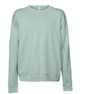 Bella + Canvas Sponge Fleece Drop-Shoulder Crewneck