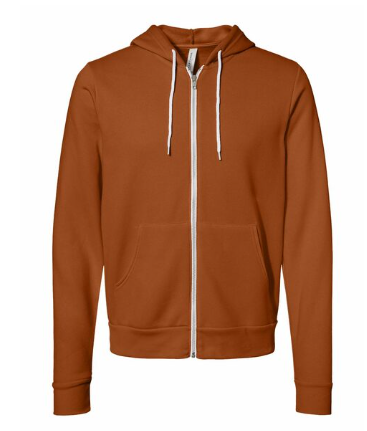Bella + Canvas Unisex Sponge Fleece Full-Zip Hoodie Sweatshirt - Color Group 1