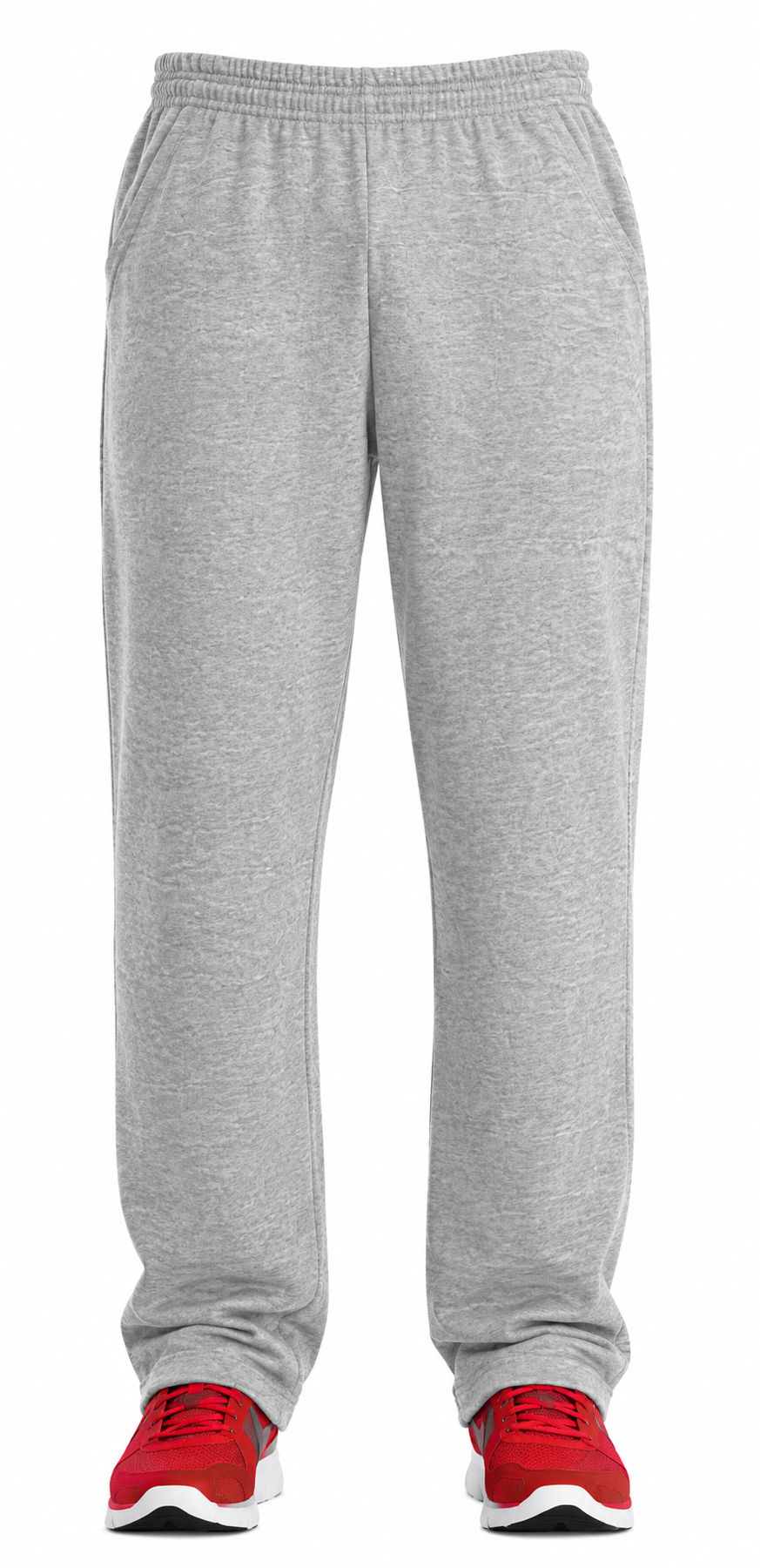 Fleece Sweatpant with Pockets open bottoms