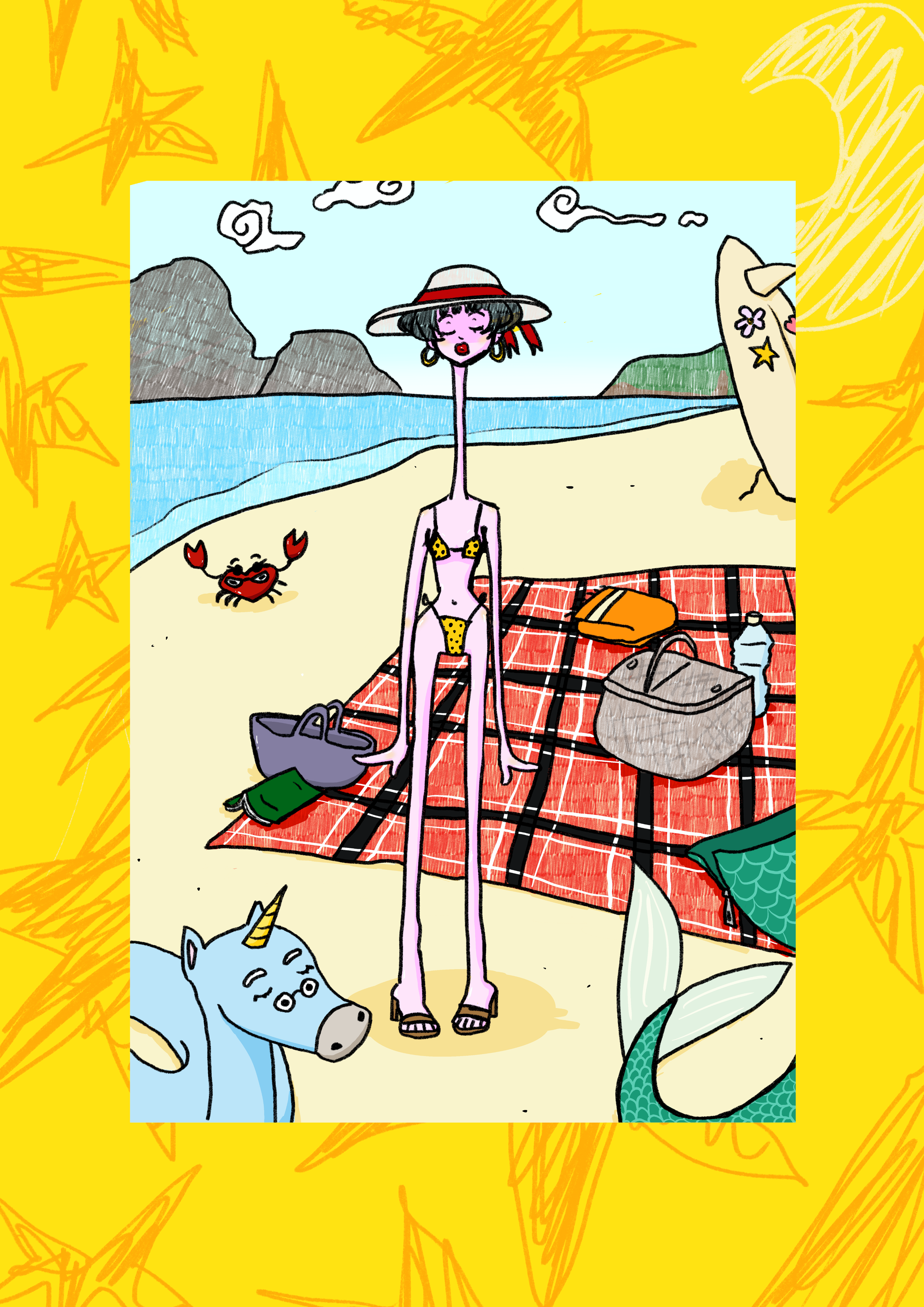 Beach Day Print