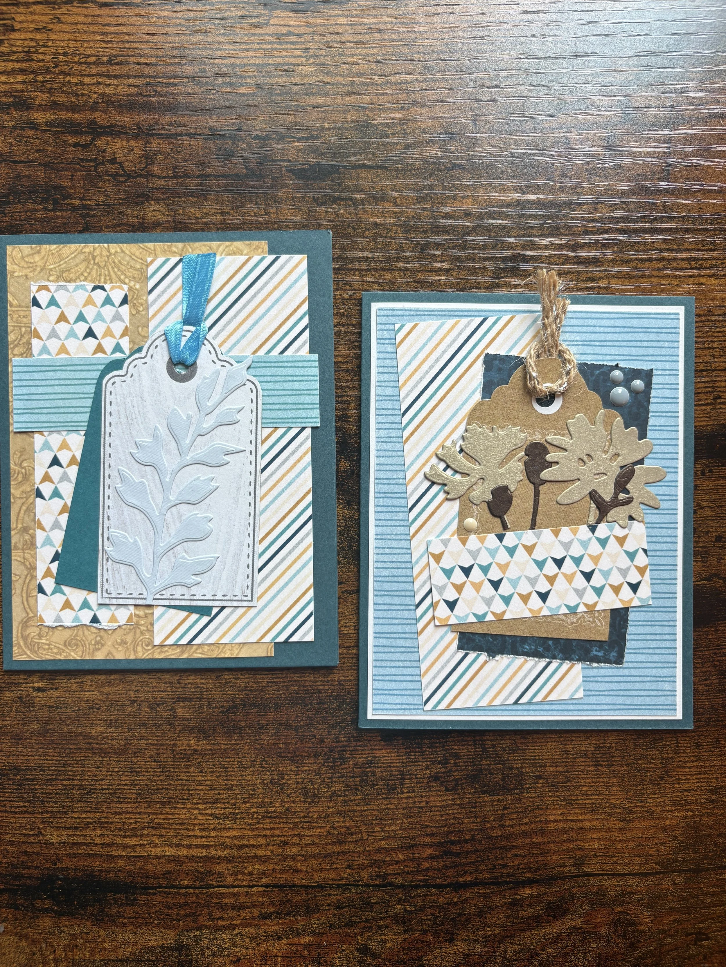 Teal Tag Card Set