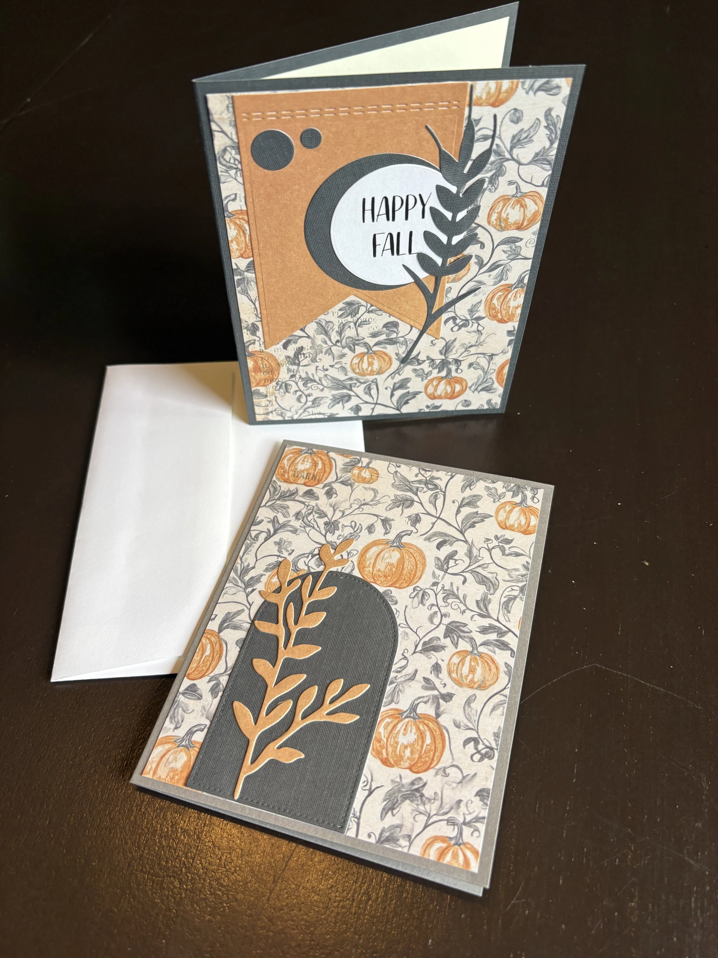Fall Pumpkin Card Set